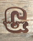 Rusty 5" Carnival Metal Letters A-Z