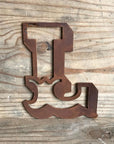 Rusty 5" Carnival Metal Letters A-Z