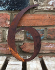 Classic Rusty Metal Letters 5" And 12" A-Z 0-9 Rustic Signs For The Home And Garden