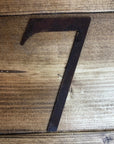 5" Classic Font Rusty Metal Alphabet Letters A-Z 0-9