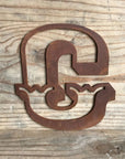 Rusty 5" Carnival Metal Letters A-Z