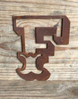 Rusty 5" Carnival Metal Letters A-Z