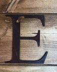 5" Classic Font Rusty Metal Alphabet Letters A-Z 0-9