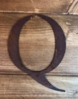 5" Classic Font Rusty Metal Alphabet Letters A-Z 0-9