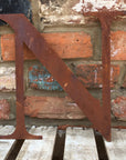 Classic Rusty Metal Letters 5" And 12" A-Z 0-9 Rustic Signs For The Home And Garden