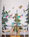 Forest Tree Wall Decal – Woodland Animals and Trees for Kids’ Rooms & Nurseries