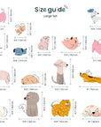 Hand Drawn Dogs Nursery Wall Decals - Cute Puppy Wall Stickers for Baby Room Décor & Kids Bedroom Art