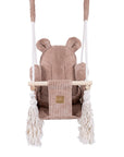 Indoor Baby Swing, Teddy - Pink Powder