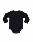 Black Baby Onesie with Velvet Detail