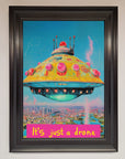 It's Just A Drone Framed Poster