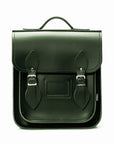 Handmade Leather City Backpack - Ivy Green