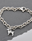 Jack Russell Terrier Silver Dog Charm