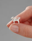 Jack Russell Terrier Silver Dog Charm