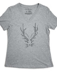 Jackalope Womens V-neck T-shirt-0
