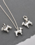 Jack Russell Terrier Silver Dog Charm