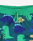 Organic Cotton Dinosaur Print Joggers for Kids - Premium Eco-Friendly Playful Dino Pants with Contrast Pocket by Toby Tiger at brixbailey.com