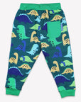 Organic Cotton Dinosaur Print Joggers for Kids - Stylish, Sustainable and Comfortable Playtime Pants by Toby Tiger at brixbailey.com