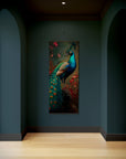 Blue Peacock Tapestry