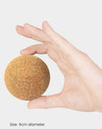 Yoga Studio Cork Unbranded Massage Ball Set of 3 - 2cm, 4cm, 6cm