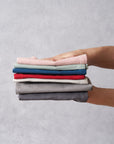 Organic Cotton Tea Towels - Herringbone Weave - Set of 2