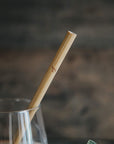 Reusable Bamboo Drinking Straws - 10 Pack