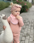 Scarf-Bib - Light Pink