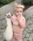 Scarf-Bib - Light Pink