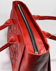 Leather Handbag No. 35-29 - Cognac