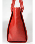 Leather Handbag No. 35-29 - Cognac