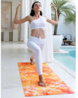 Aurelia Orange Travel Yoga Mat