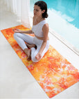 Aurelia Orange Travel Yoga Mat