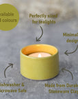Sun Yellow Classic Tea Light Holders