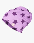 Kids Cotton Beanie Hat with Stars Print