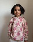 Kids Hoodie with Ears - Beige Lemons