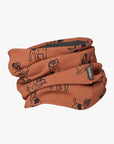 Kids Merino Neck Tube in Copper Dogs Print