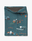Cozy Kids Merino Neck Tube with Tractor Print