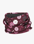 Kids Merino Neck Warmer Winter Flowers
