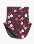 Kids Merino Neck Warmer Winter Flowers