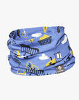 Kids Neck Tube With Construction Print For Cooler Days