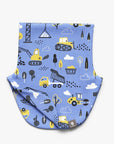Kids Neck Warmer with Construction Print for Cool Weather