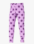 Kids Star Print Cotton Stretch Pants