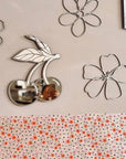 Kids Room Cherry Mirror – Child-Friendly Acrylic & Wood