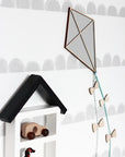 Kids Room Kite Mirror – Child-Friendly Acrylic & Wood