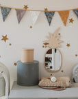 Kids Room Pineapple Mirror – Child-Friendly Acrylic & Wood