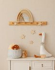 Kids Room Rainbow Mirror – Child-Friendly Acrylic & Wood