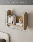 Kids Wooden Bookshelf Capsule Small