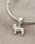 King Charles Spaniel Silver Dog Charm