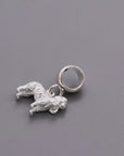 King Charles Spaniel Silver Dog Charm