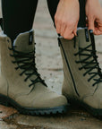 Olive Winter Boot for Cold Weather Comfort