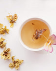 6 Butterfly Flower Tea Bag Orange Box